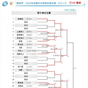 2023年全国乒乓球锦标赛